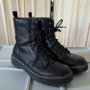 Sincerely Jules black combat boots
